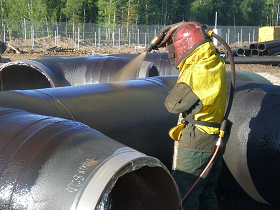 Защита нефтепроводов на объекте