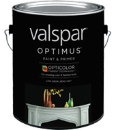 Универсальная краска для интерьера Valspar® Optimus™ - краска и покрытие под основу одновременно 