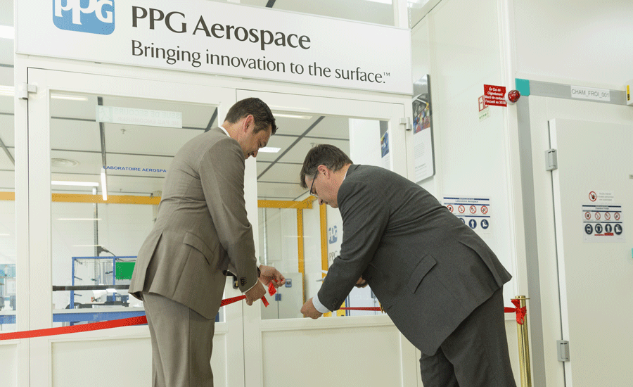 PPG открывает опытно-промышленную эксплуатацию аэрокосмического праймера, наносимого электрохимическим способом во Франции для авиакосмической промышленности