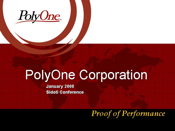 Прибыль компании PolyOne за прошедший квартал увеличилась на 37%